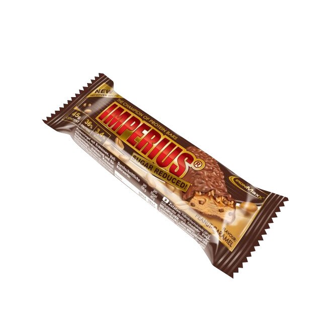 Baton proteic, Ironmaxx, Baton proteic Imperius 45g peanut caramel
